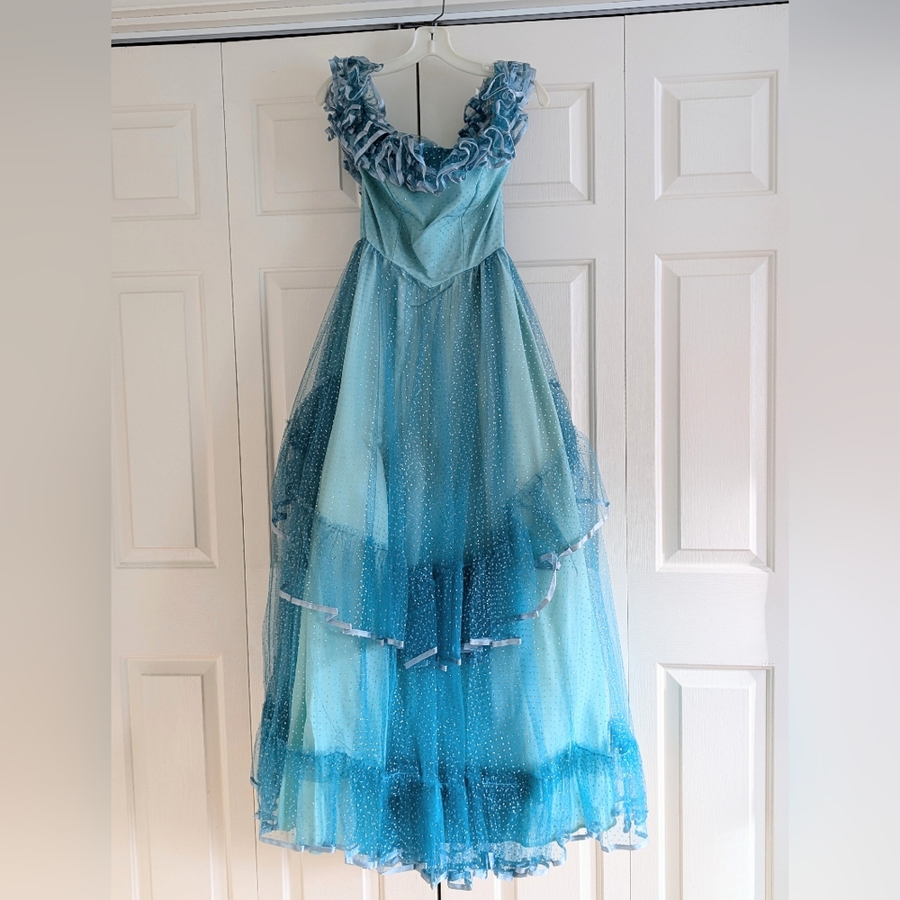 Vintage USA flirtations ruffle tulle dress